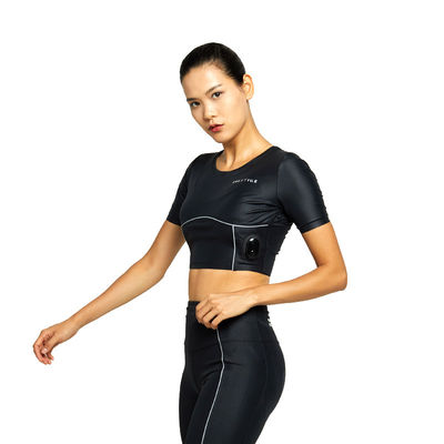 BODYTIME EMS Body Suit Nylon Hitam Wanita Kaus Bersepeda